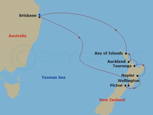 South Pacific NYE cruise from Brisbane