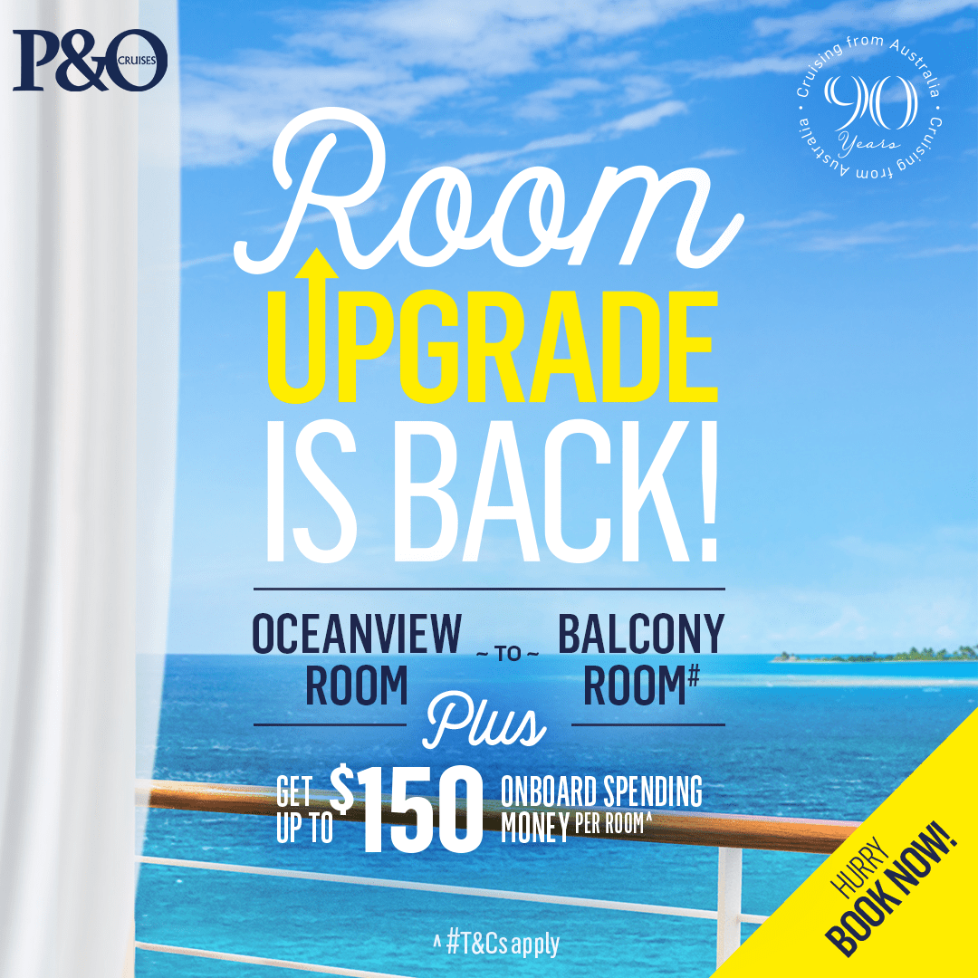 P&O Room Upgrade Sale